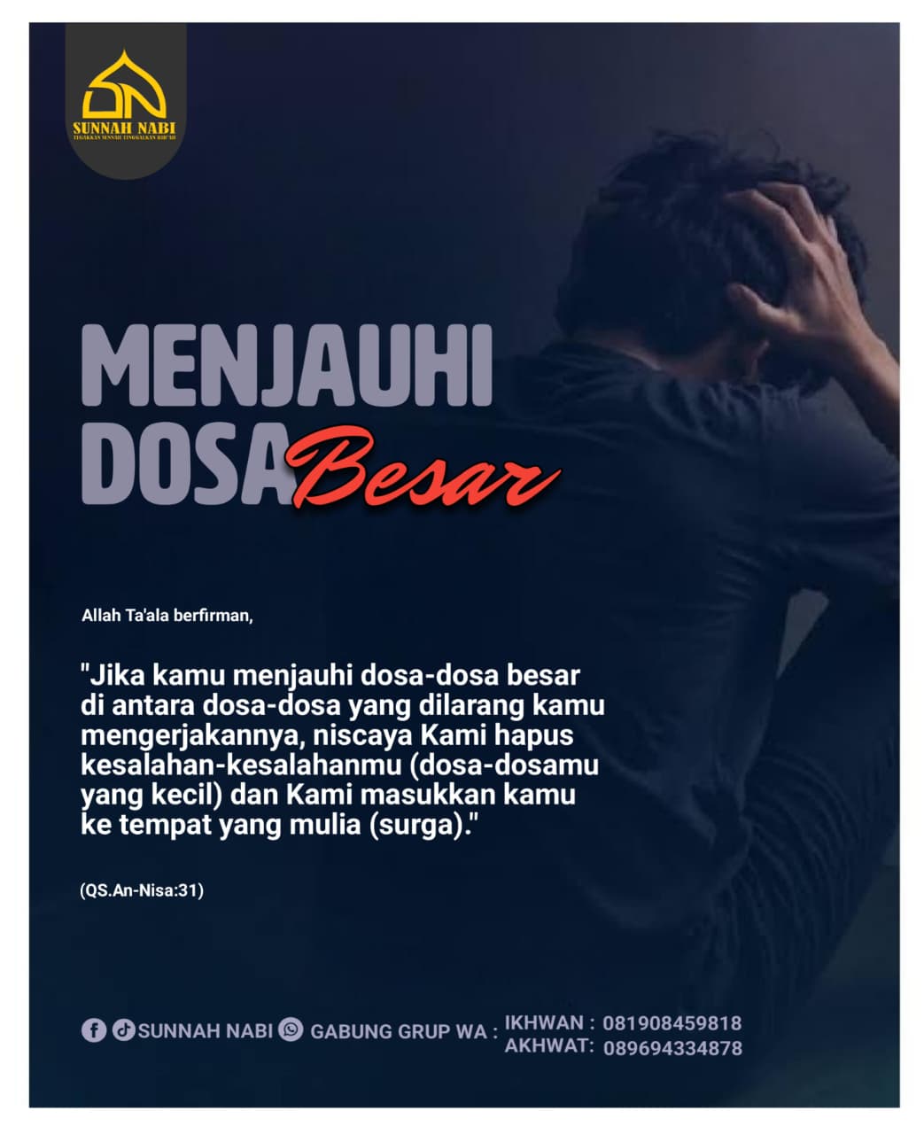Menjauhi Dosa Besar