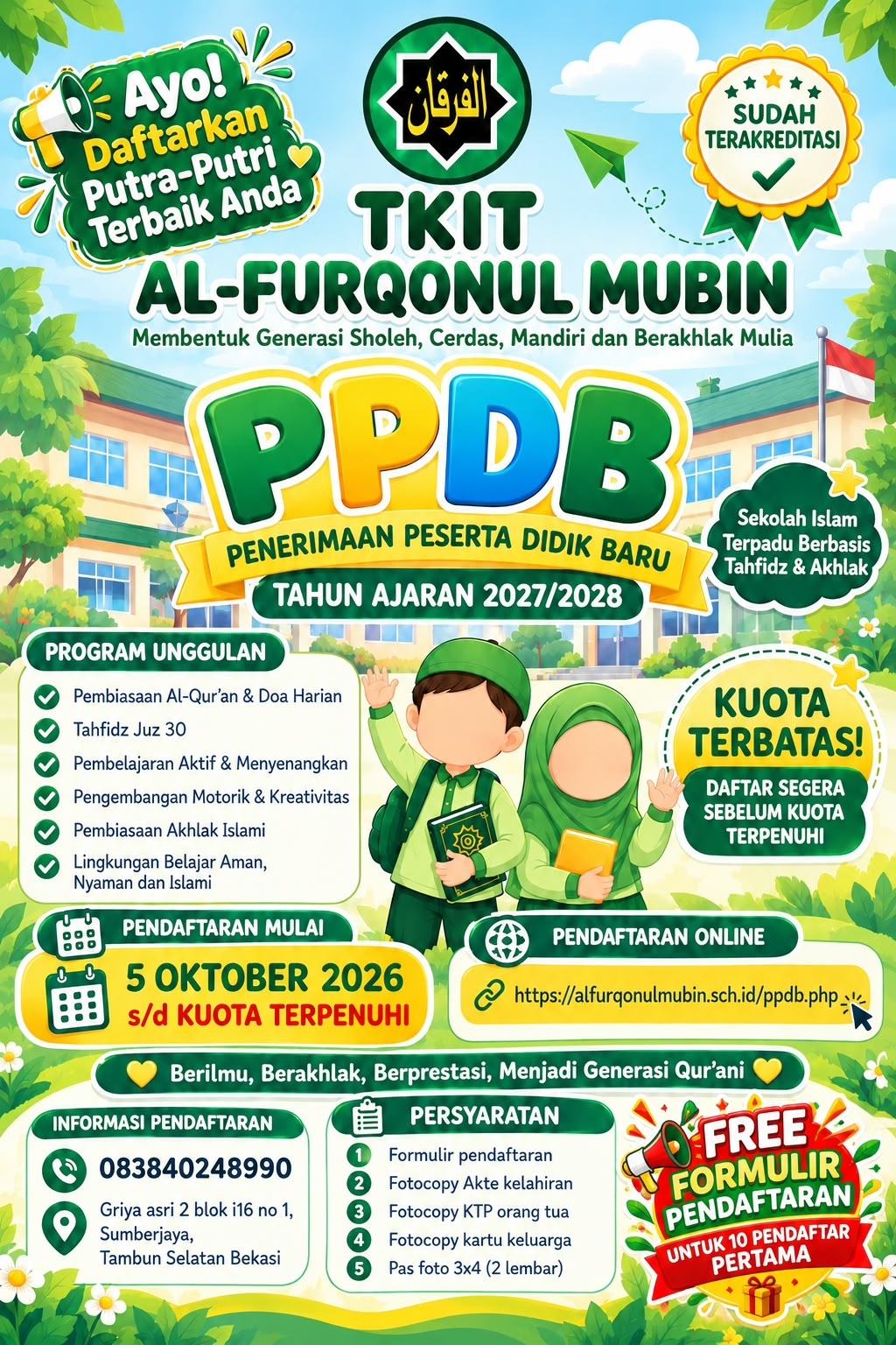 Brosur PPDB Yayasan Al Furqonul Mubin
